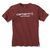 Футболка Carhartt Core Logo T-Shirt S/S - 101214 (Fired Brick Heather, L) 1023448 фото