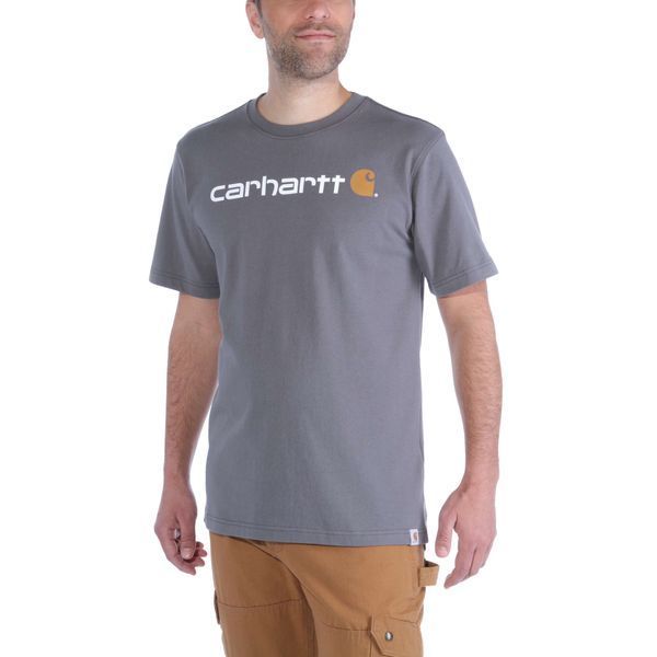 Футболка Carhartt Core Logo T-Shirt S/S - 103361 103361 фото