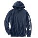 Худі Carhartt Sleeve Logo Hooded Sweatshirt - K288 (New Navy, XL) 1023601 фото